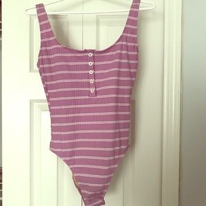 Madewell Henley One Piece NWT Swimsuit